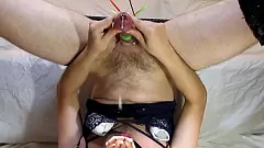 تشغيل العلاج السلوكي المعرفي وتجميع BDSM Selfsuck: العمل المتطرف نائب الرئيس بالرصاص