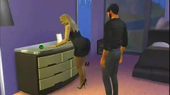 Redare Soția îmbrăcată în ciorapi se murdărește cu un străin bine dotat - Cuckold Husband Watches